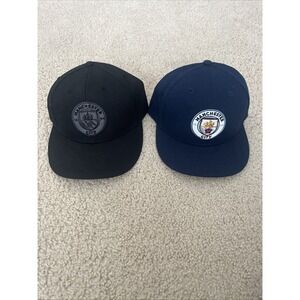 Manchester Man City Hat Football Club Fan Ink Premier League Snapback Hats Lot 2